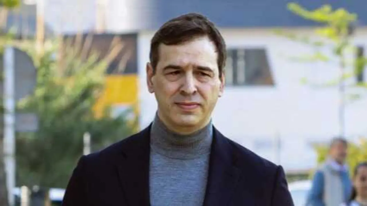 El hermano de Pedro S&aacute;nchez, David S&aacute;nchez, a su llegada al juzgado. / EP