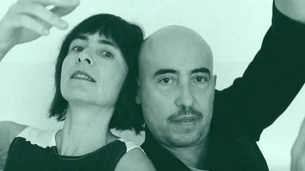los artistas Itsaso Iribarren y Germ&aacute;n de la Riva. / x