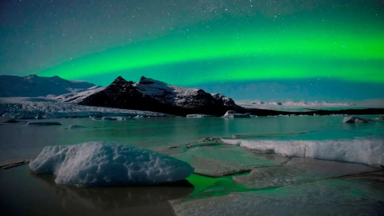 Aurora Boreal en Islandia. / EP