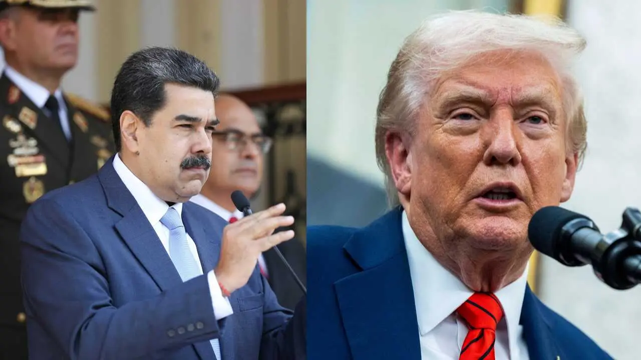 El l&iacute;der de Venezuela, Nicol&aacute;s Maduro, y el presidente de EE.UU., Donald Trump. / EP