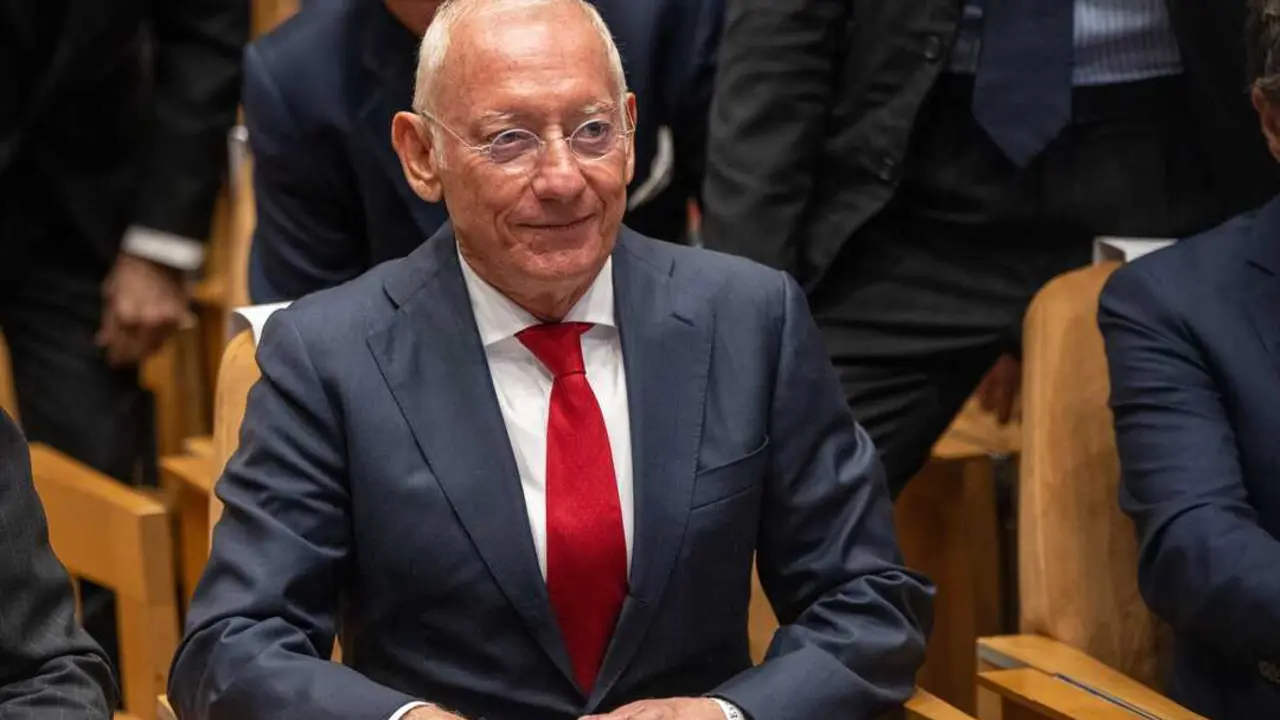 El presidente y fundador de Mango, Isak Andic, durante el acto de entrega del VIII Premio Reino de Espa&ntilde;a a la Trayectoria Empresarial. / Lorena Sope&ntilde;a