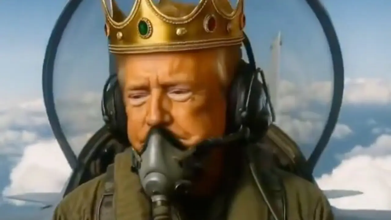 Donald Trump en el v&iacute;deo generado con IA. / X