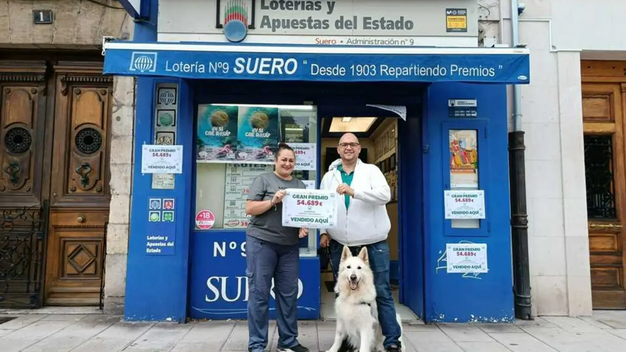 El ganador del boleto premiado. / L.A.E