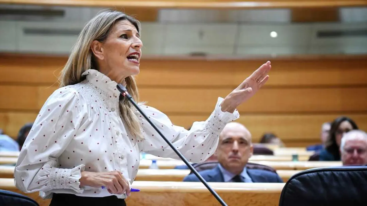 La vicepresidenta segunda y ministra de Trabajo y Econom&iacute;a Social, Yolanda D&iacute;az. / Fernando S&aacute;nchez