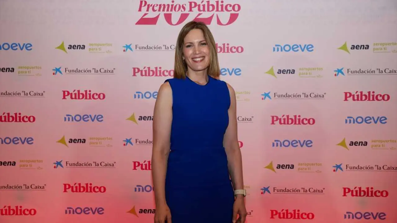 La periodista Silvia Intxaurrondo, durante el photocall de los Premios P&uacute;blico 2025. / Matias Chiofalo
