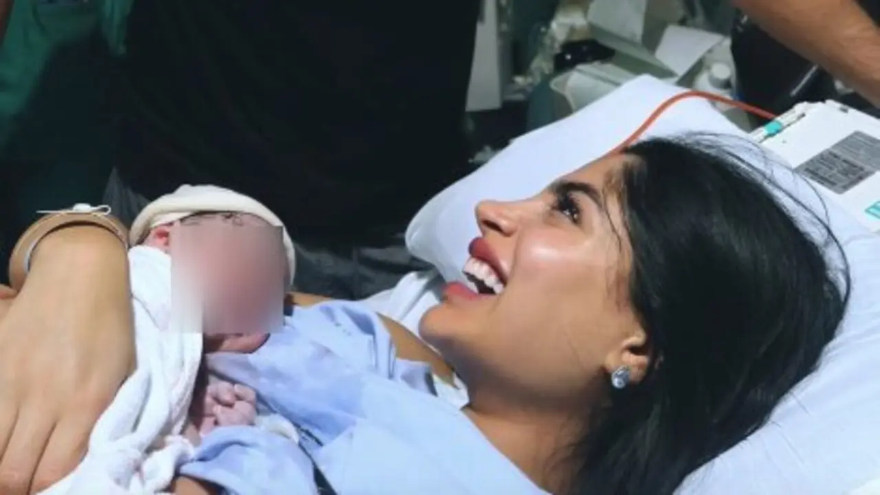 La foto subida por Ilia Topuria que confirma la paternidad de Omar Montes. / IG