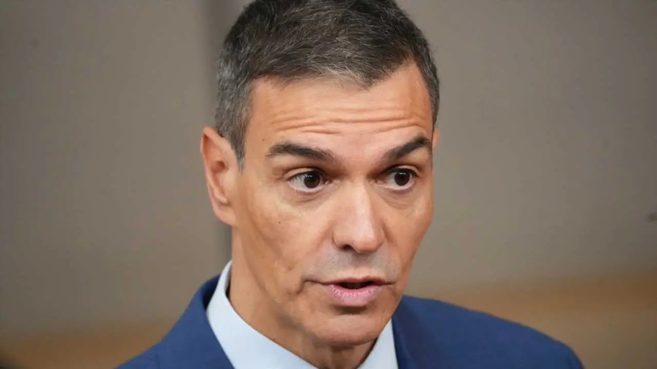 El presidente del Gobierno, Pedro S&aacute;nchez, atiende a los medios a su llegada a la reuni&oacute;n del Consejo Europeo. / Ana L&oacute;pez