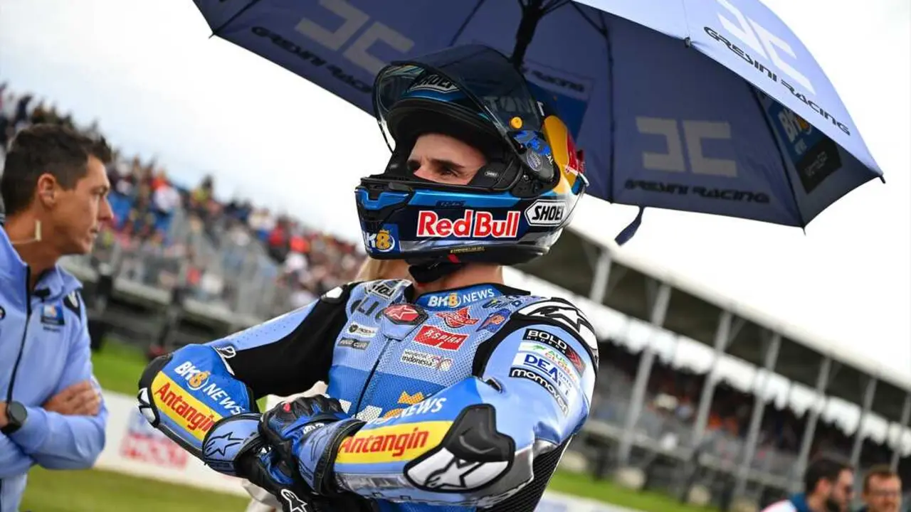 &Aacute;lex M&aacute;rquez durante el GP de Australia. / EP