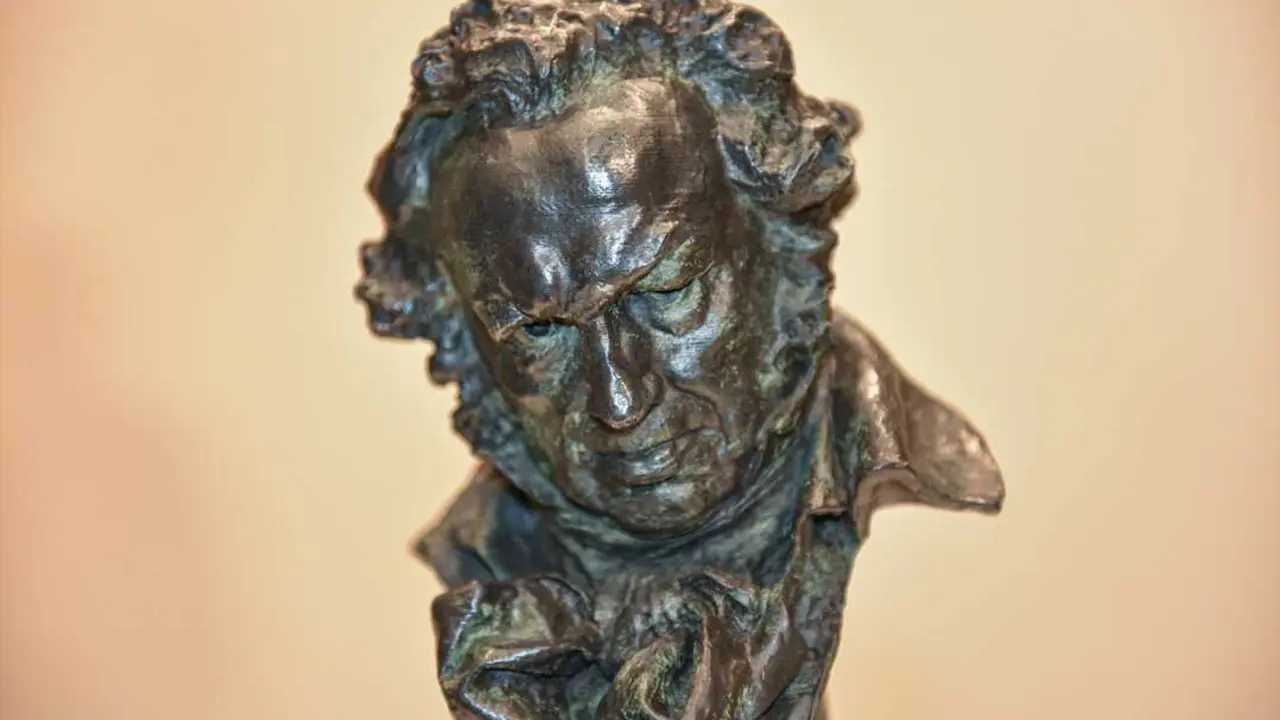 Foto detalle de la estatuilla de Goya. / EP / Archivo