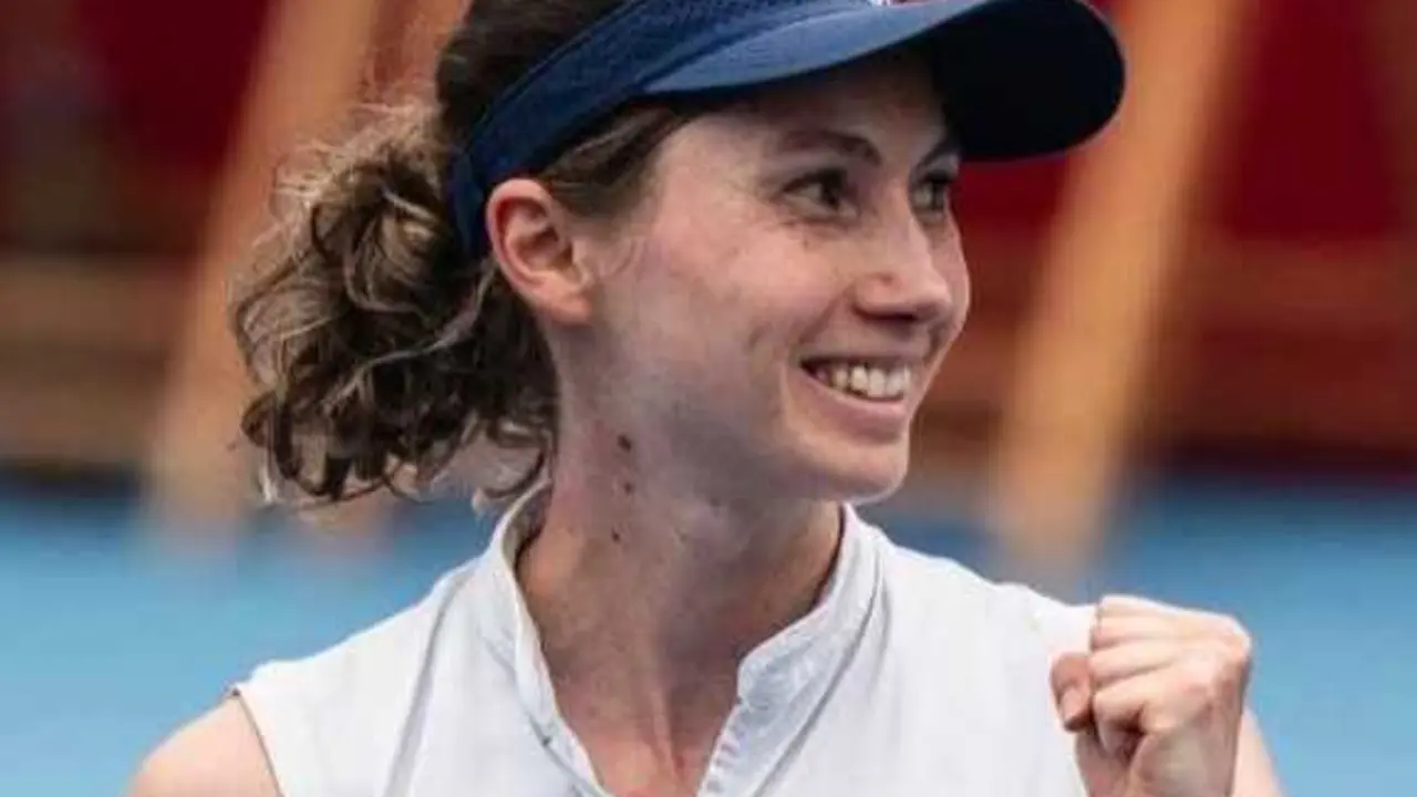 Bucsa celebra la victoria y el pase a la final en Hong Kong. / WTA Hong Kong