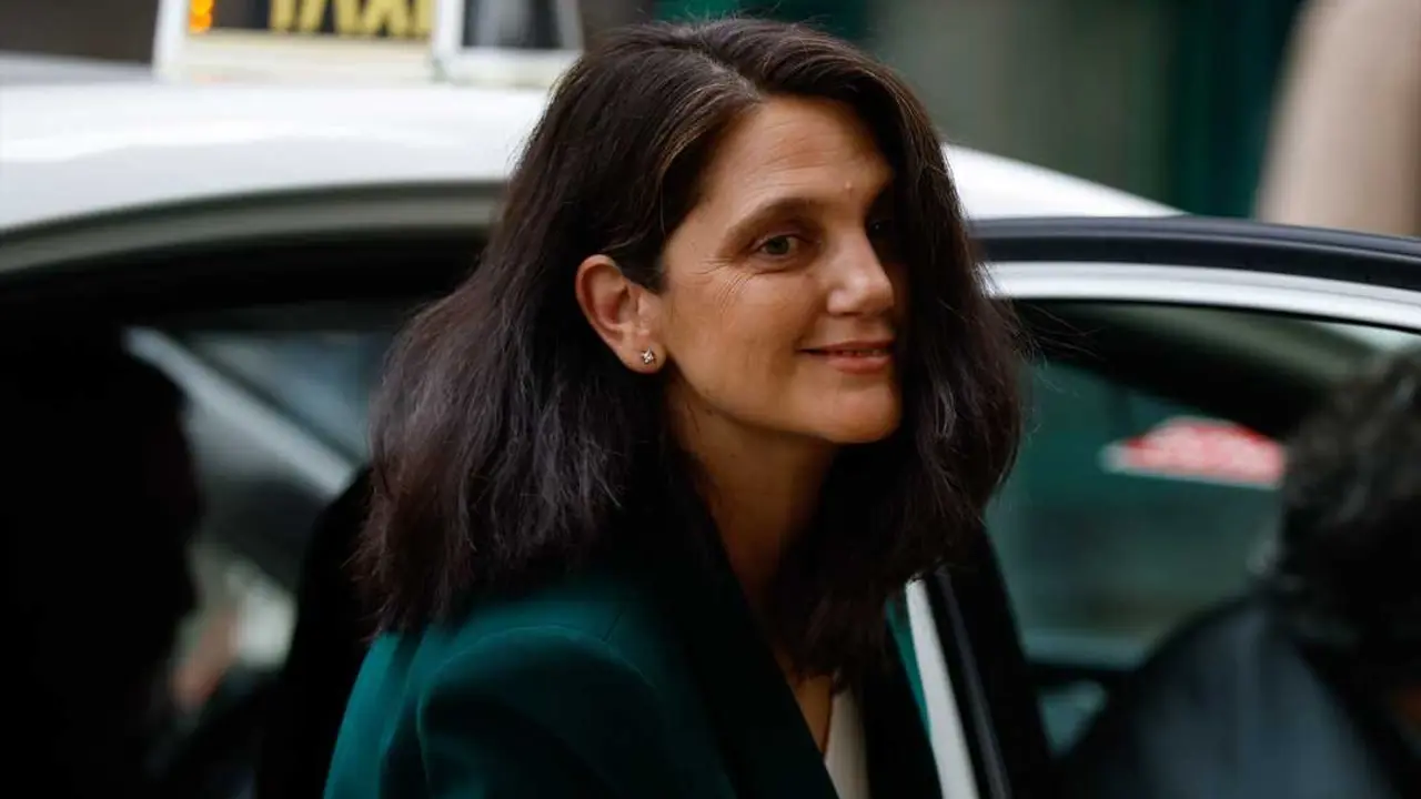 La directora de gabinete del Secretario de Estado, Pilar S&aacute;nchez Acera, a su llegada la segunda jornada del juicio al fiscal general del Estado. / Alejandro Mart&iacute;nez V&eacute;lez