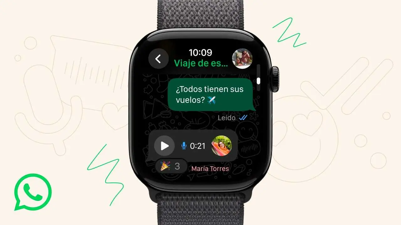 La aplicaci&oacute;n de WhatsApp para Apple Watch. / EP