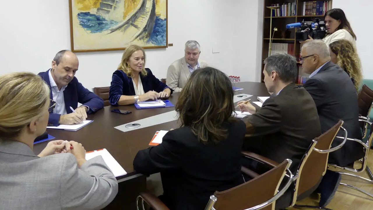 El PP ha mantenido sendas reuniones con los tres grupos de la oposici&oacute;n, PSOE, Vox y PRC. / PP