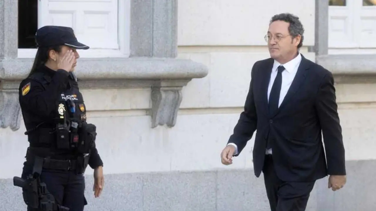 El fiscal general del Estado, &Aacute;lvaro Garc&iacute;a Ortiz, durante la primera jornada del juicio. / Eduardo Parra