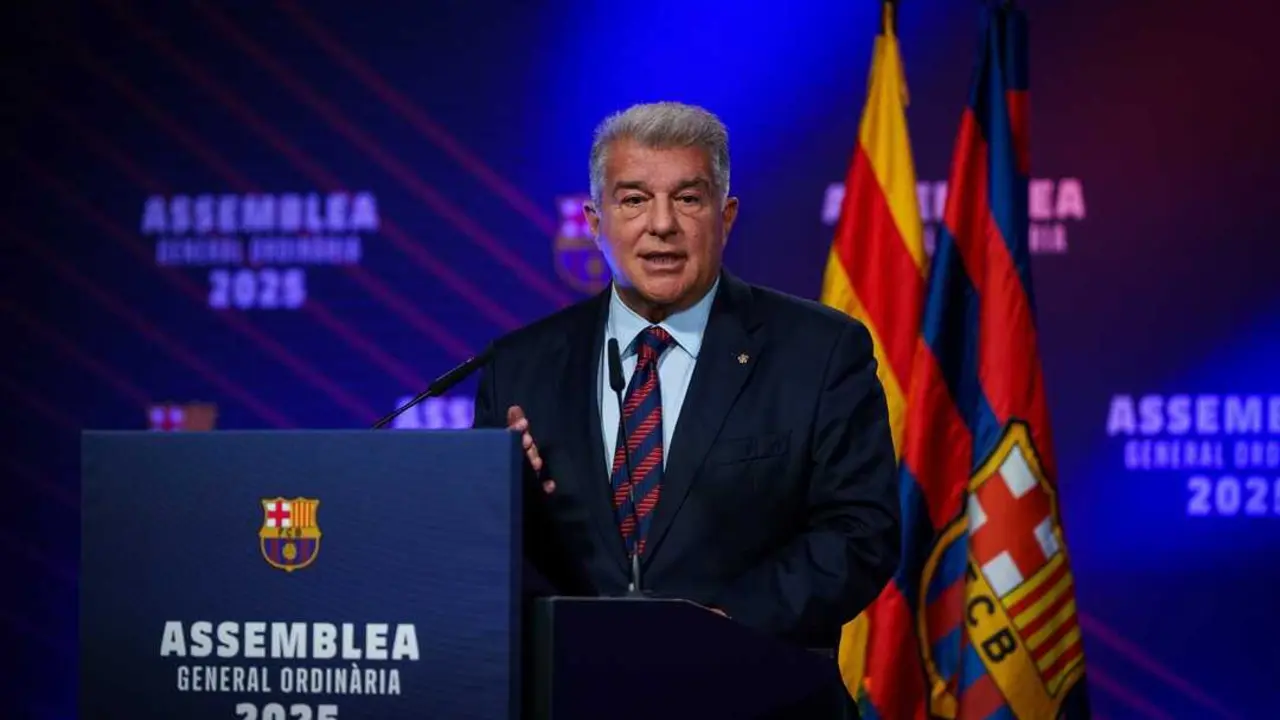 El presidente del FC Barcelona, Joan Laporta. / FCB