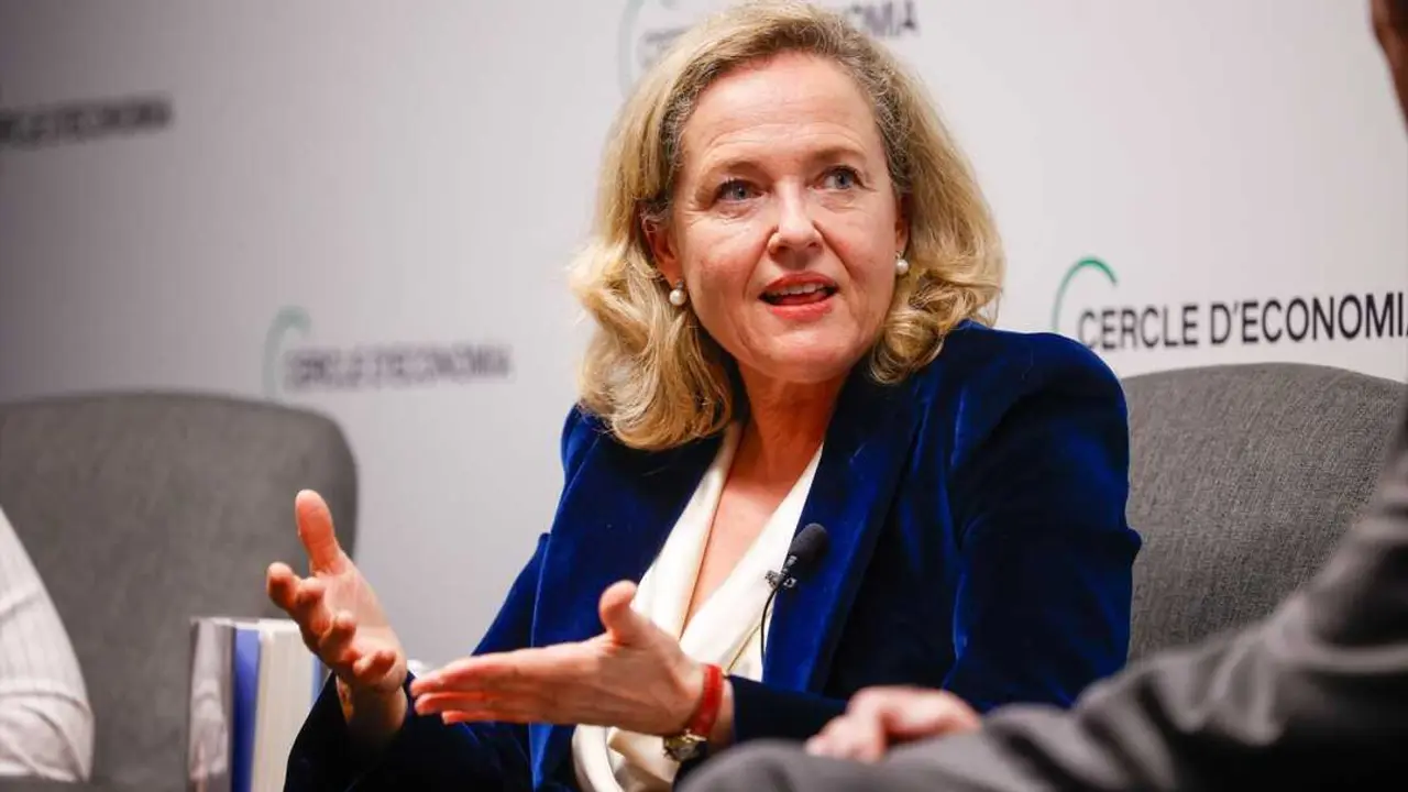 La presidenta del Banco Europeo de Inversiones (BEI), Nadia Calvi&ntilde;o. / Kike Rinc&oacute;n