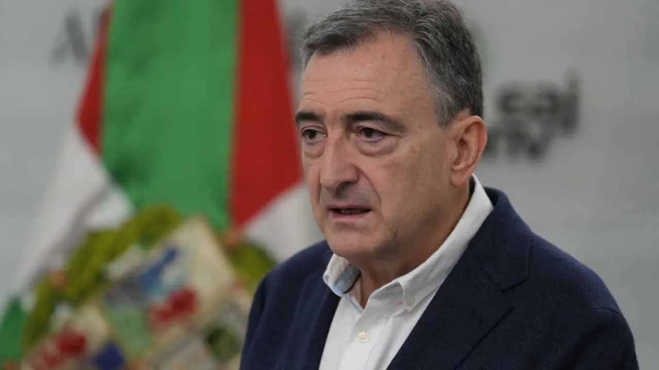 El presidente del EBB de EAJ-PNV, Aitor Esteban. / EP