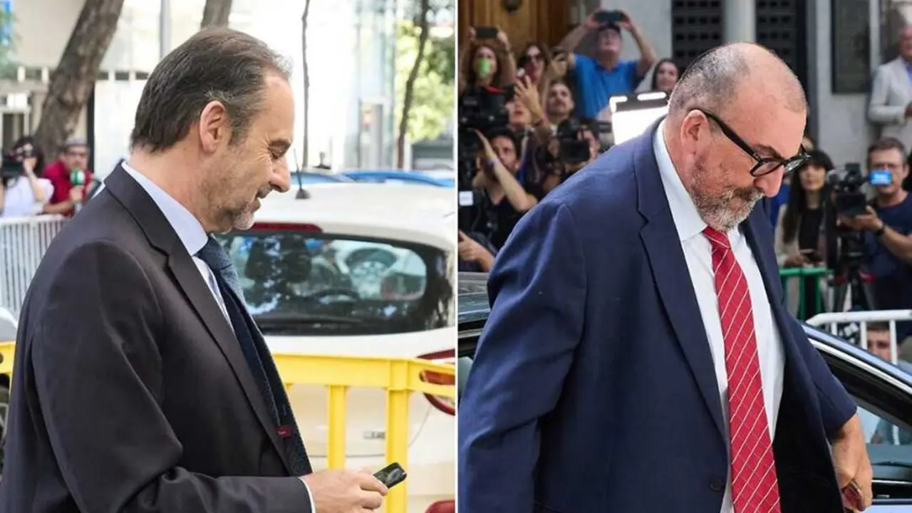 El exministro &Aacute;balos y su estrecho colaborador Koldo. / EP