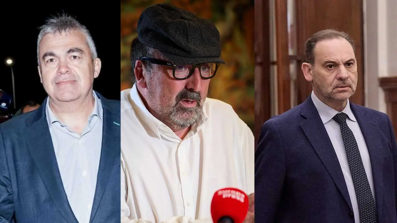 De izquierda a derecha, Cerdan, Koldo y &Aacute;balos. / EP / A.E