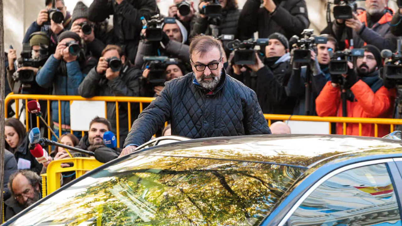 El exasesor Koldo Garc&iacute;a a su llegada al Tribunal Supremo. / EP