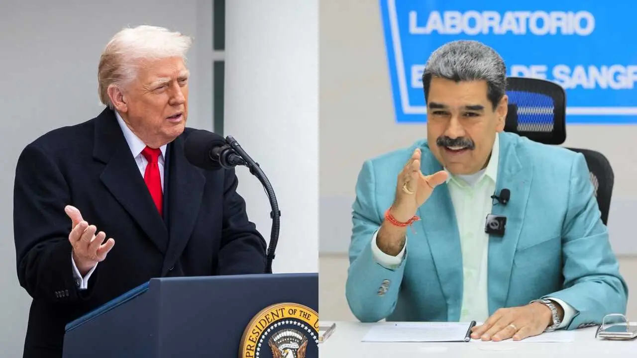 Donald Trump y Nicol&aacute;s Maduro. / EP / A.E