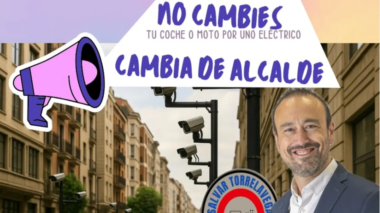 Imagen creada por la plataforma Salvar Torrelavega donde se ve al alcalde Javier L&oacute;pez.