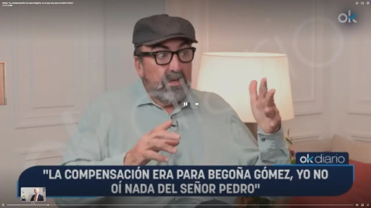 EDUARDO INDA @eduardoinda
01/12/2025 05:45 Actualizado: 01/12/2025 08:45
Koldo Garc&iacute;a, ex asesor del ex ministro Jos&eacute; Luis &Aacute;balos, asegura en esta entrevista exclusiva en OKDIARIO