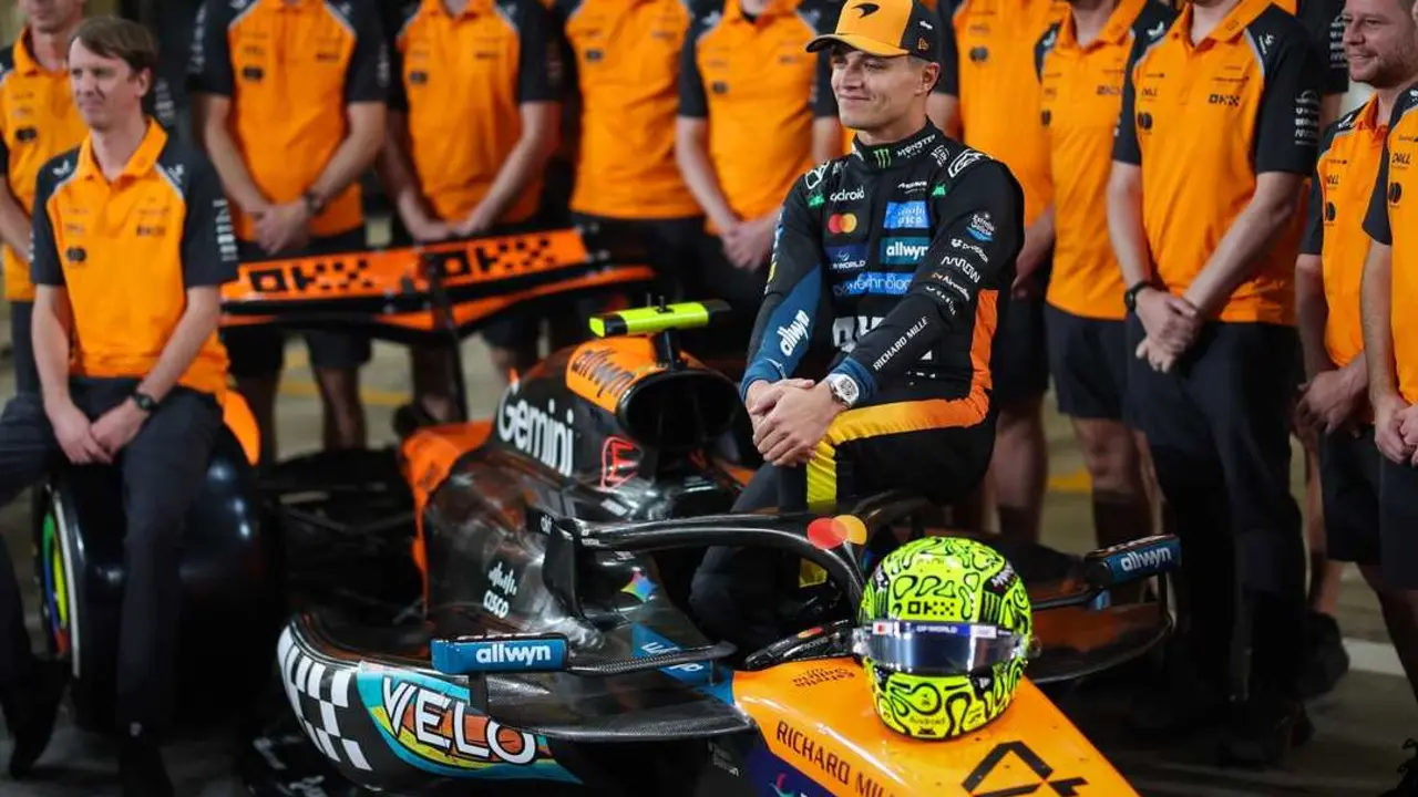 El piloto de McLaren, Lando Norris, en el GP de Abu Dhabi. / EP