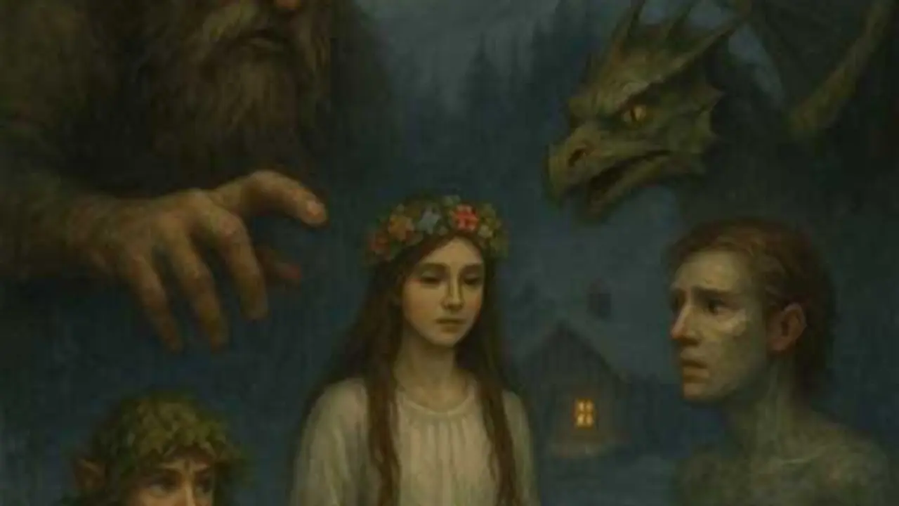 Algunas de los seres que ocupan las principales leyendas de Cantabria. / A.E