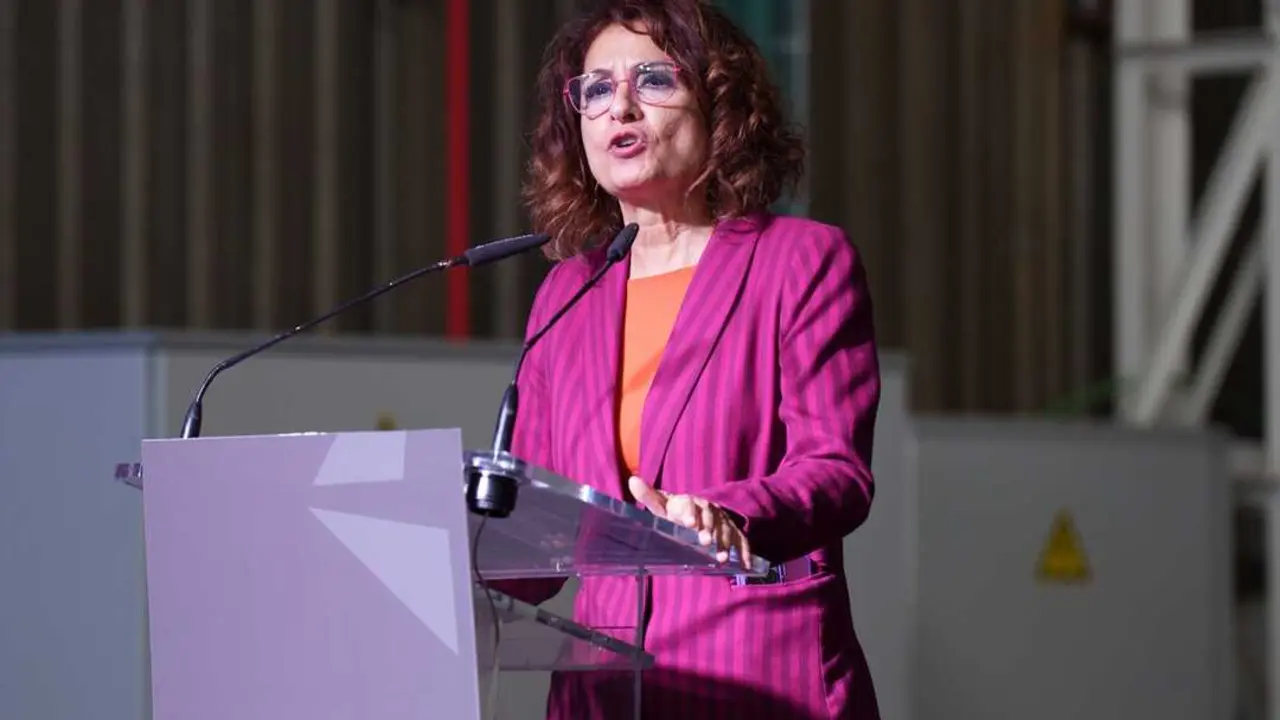 La vicepresidenta primera del Gobierno y ministra de Hacienda, Mar&iacute;a Jes&uacute;s Montero. / Francisco J. Olmo