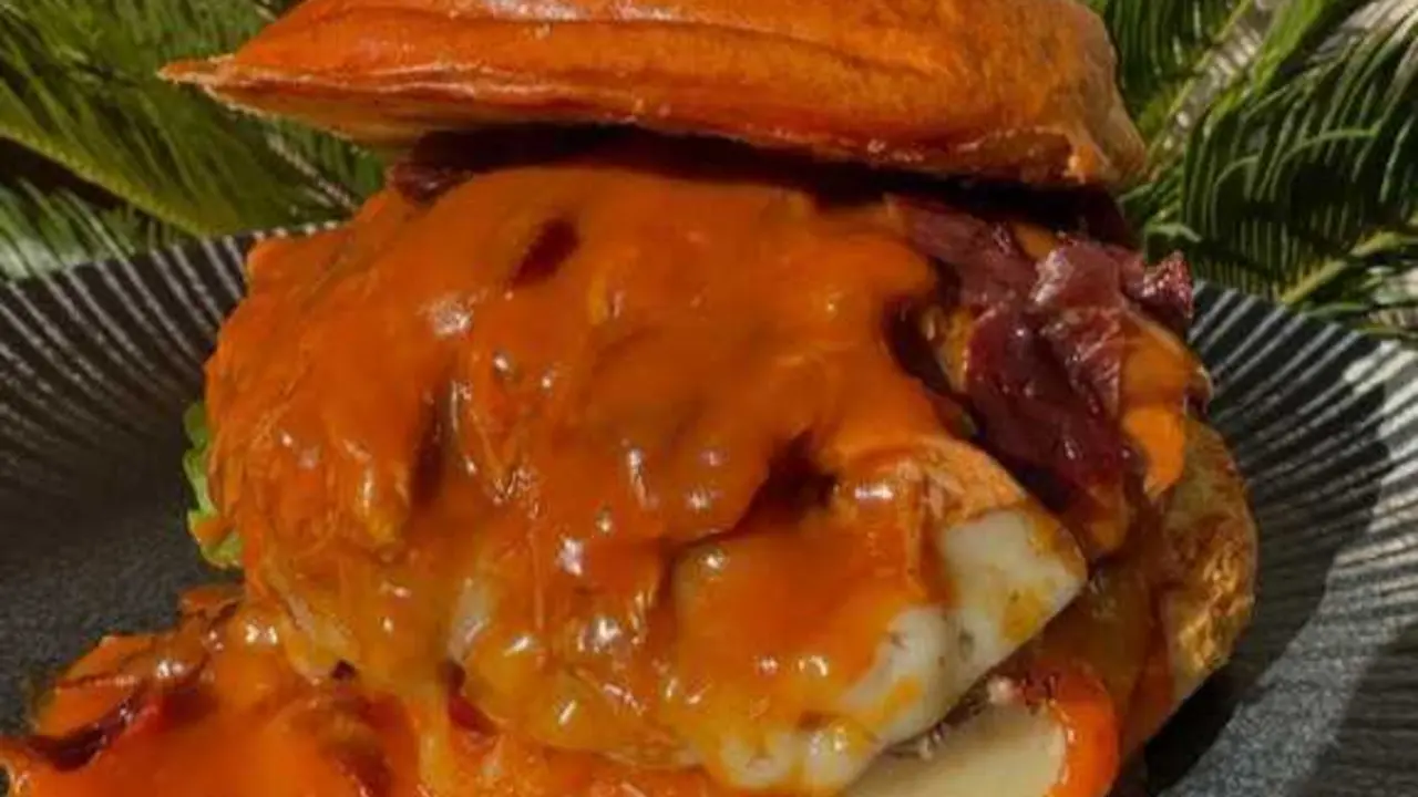 Una de las hamburguesas del restaurante. / C.R.