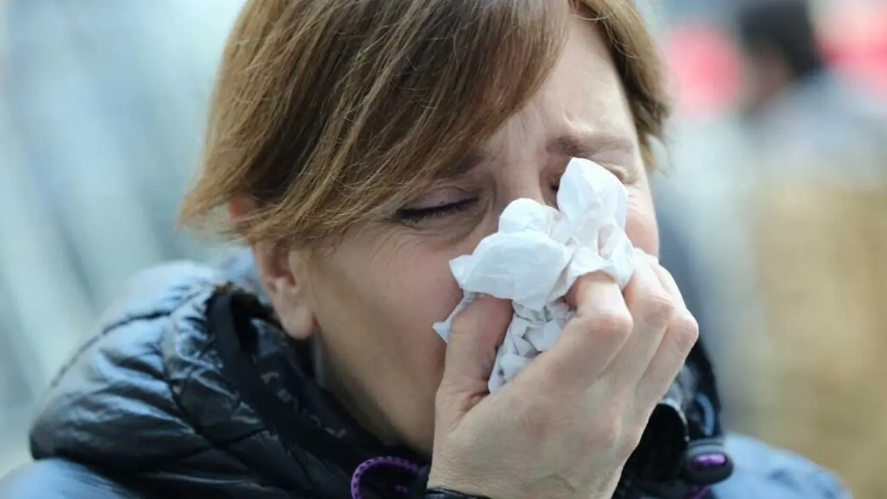 Una persona con gripe. / EP