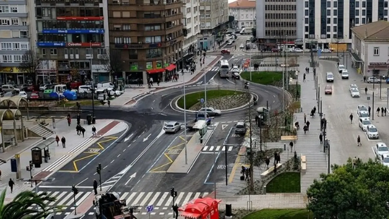 Plaza de las Estaciones de Santander. / EP