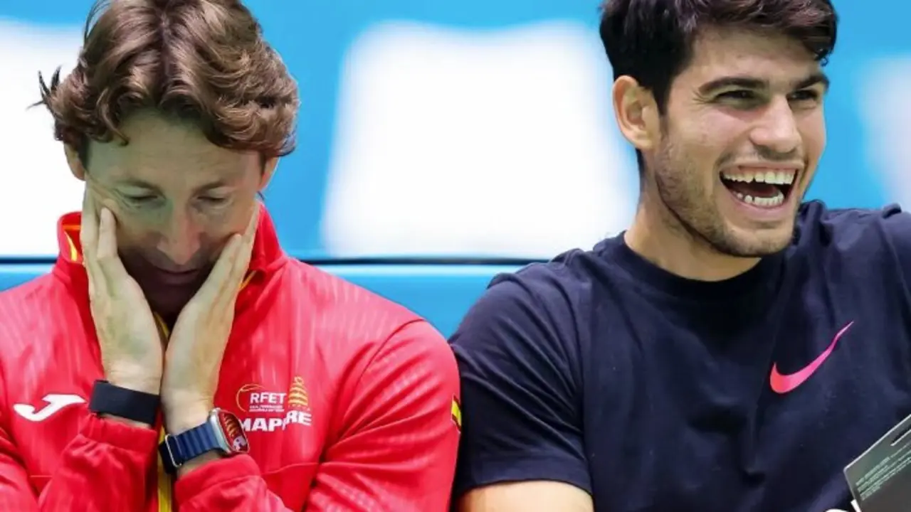 Carlos Alcaraz y Juan Carlos Ferrero. / IG
