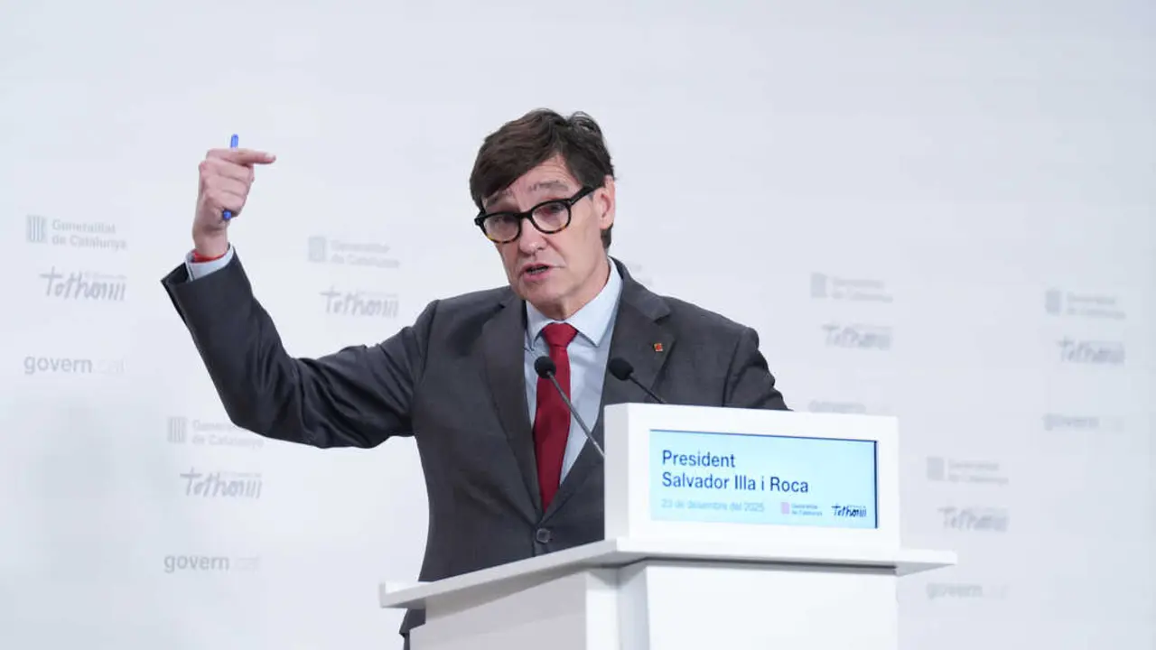 El presidente de la Generalitat de Catalunya, Salvador Illa. / EP
