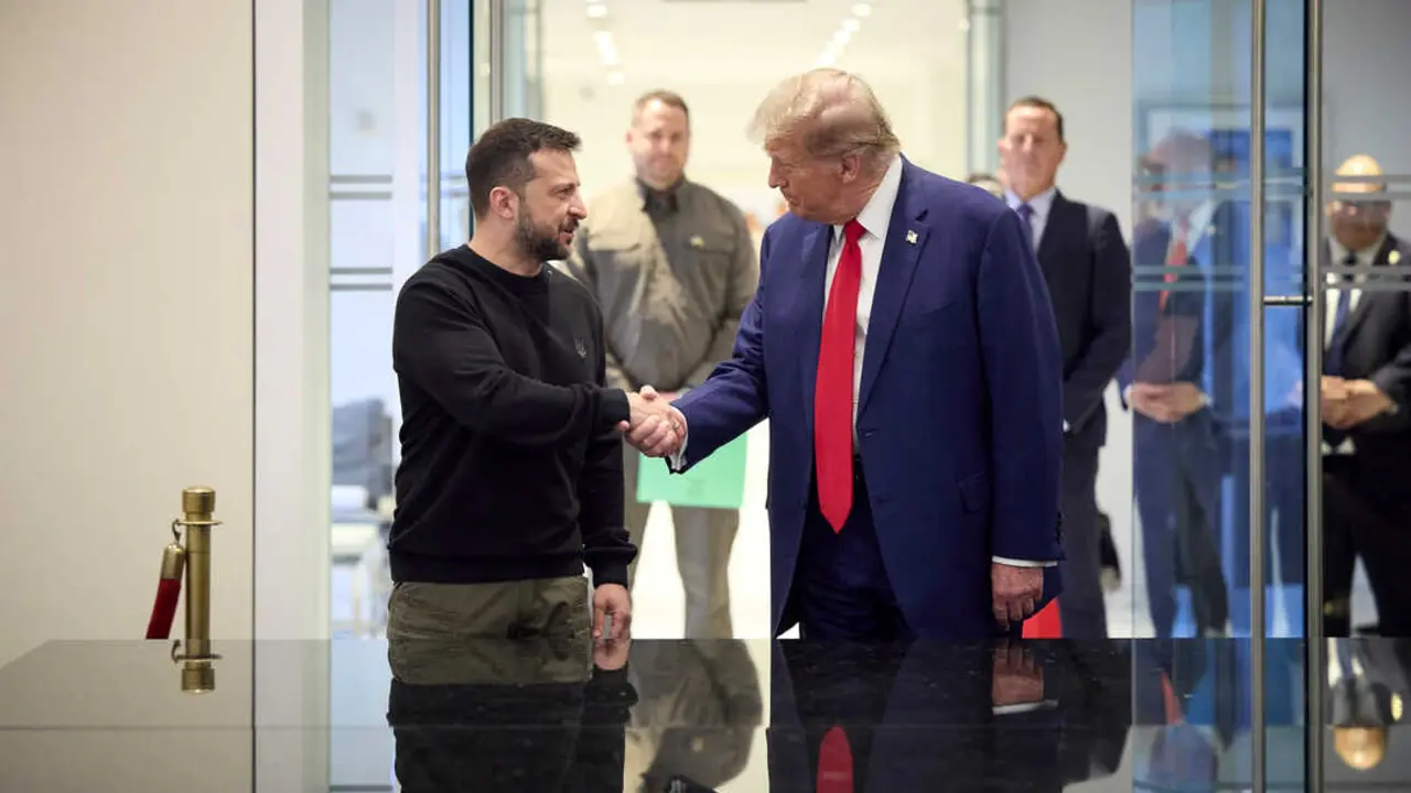 Zelenski y Trump. / EP