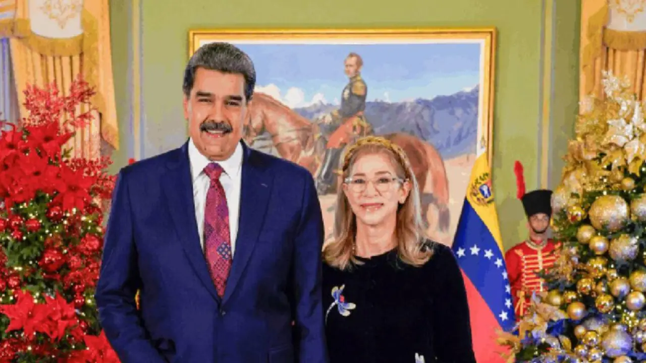 Nicol&aacute;s Maduro y su esposa. / A.E.