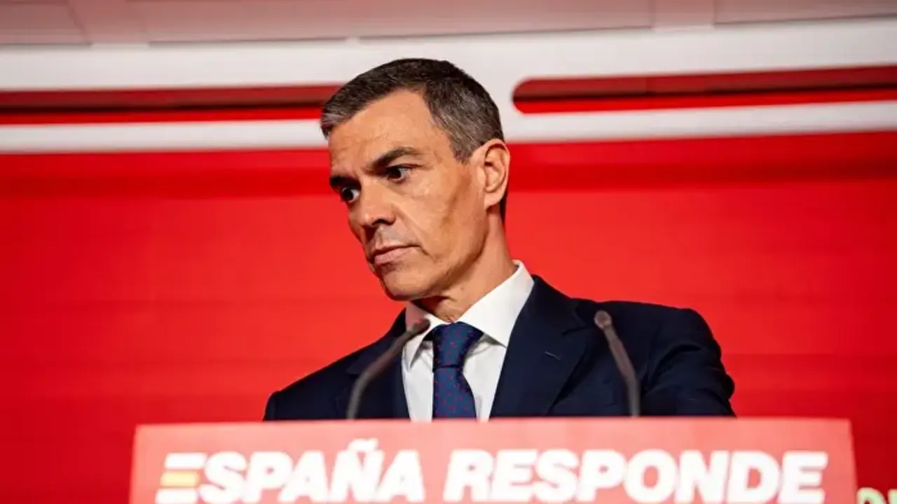 Pedro S&aacute;nchez en la sede de Ferraz | Gabriel Luengas / Europa Press