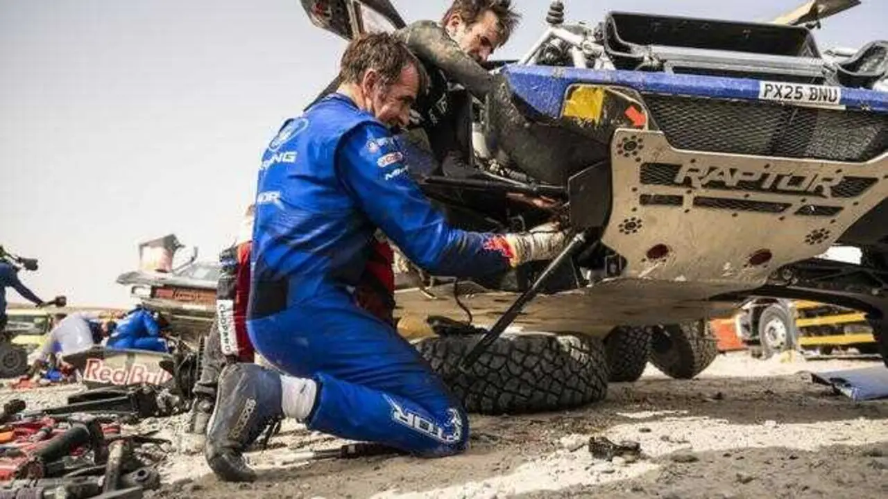 Nani Roma en la &uacute;ltima etapa del Rally Dakar 2026.