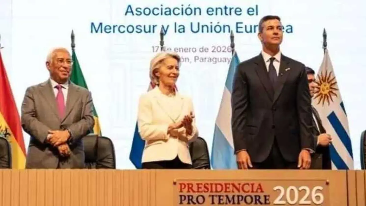 Firma del acuerdo de libre comercio UE-Mercosur en Asunci&oacute;n (Paraguay). | Presidencia de Paraguay