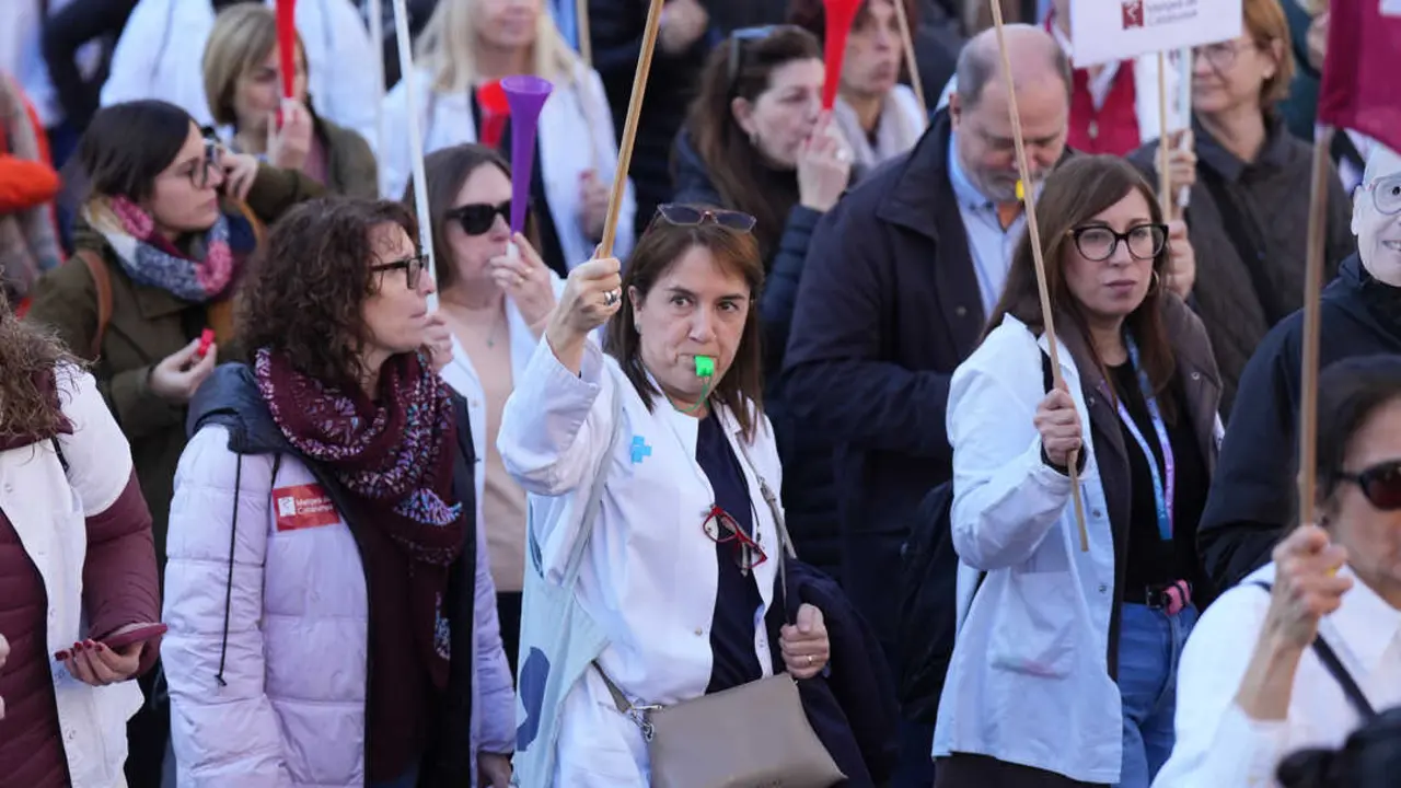 Manifestaci&oacute;n de m&eacute;dicos. / EP