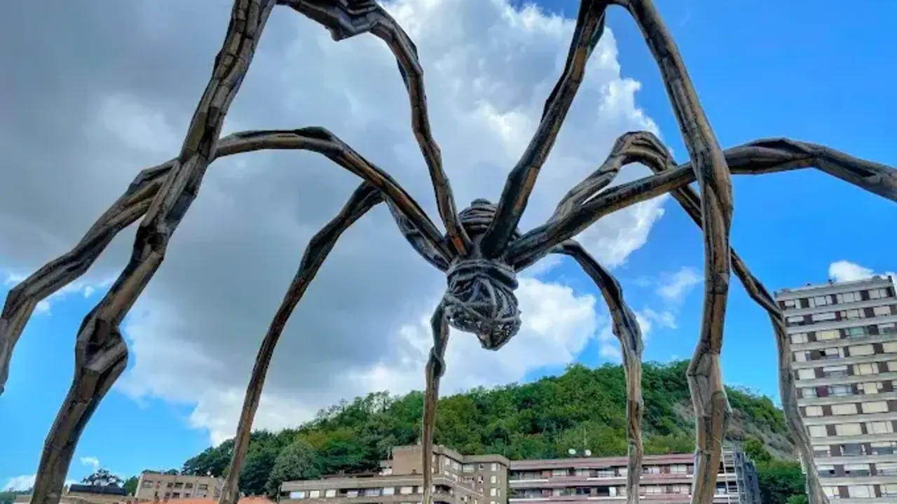 La ara&ntilde;a de casi 9 metros que no solo impacta por su tama&ntilde;o, sino por lo que representa. / A.E