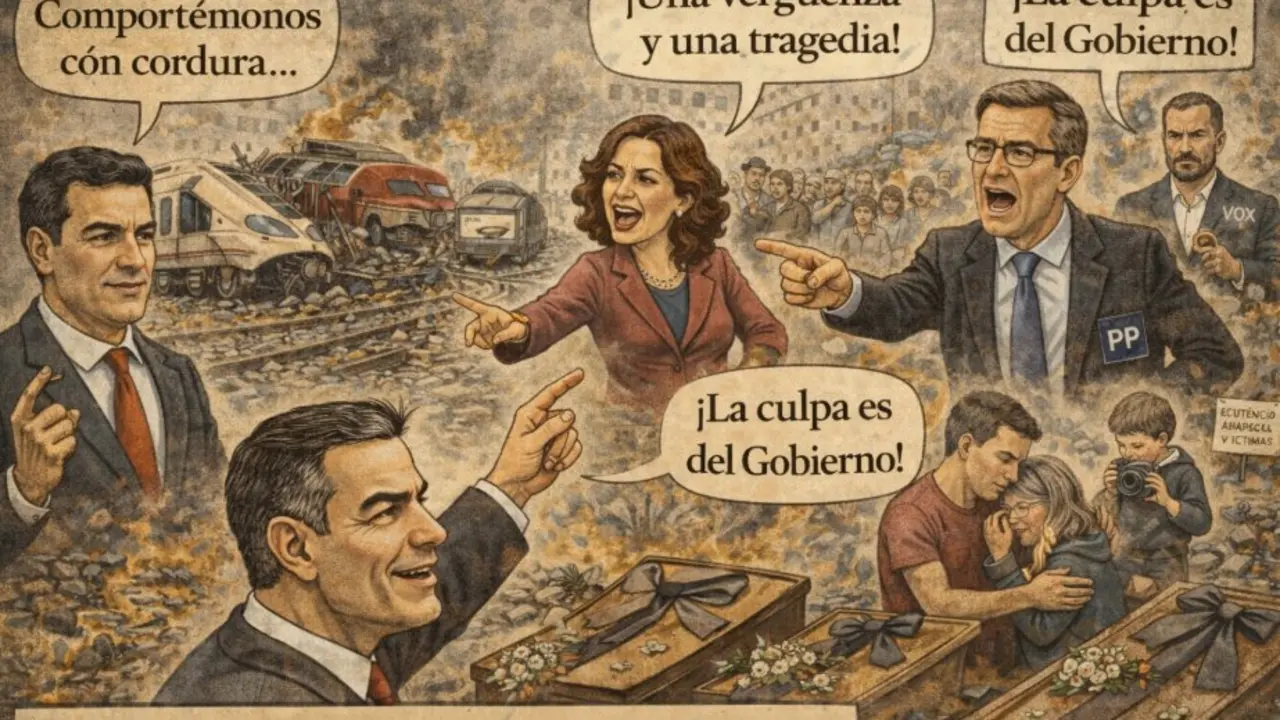 La clase pol&iacute;tica tras el accidente.