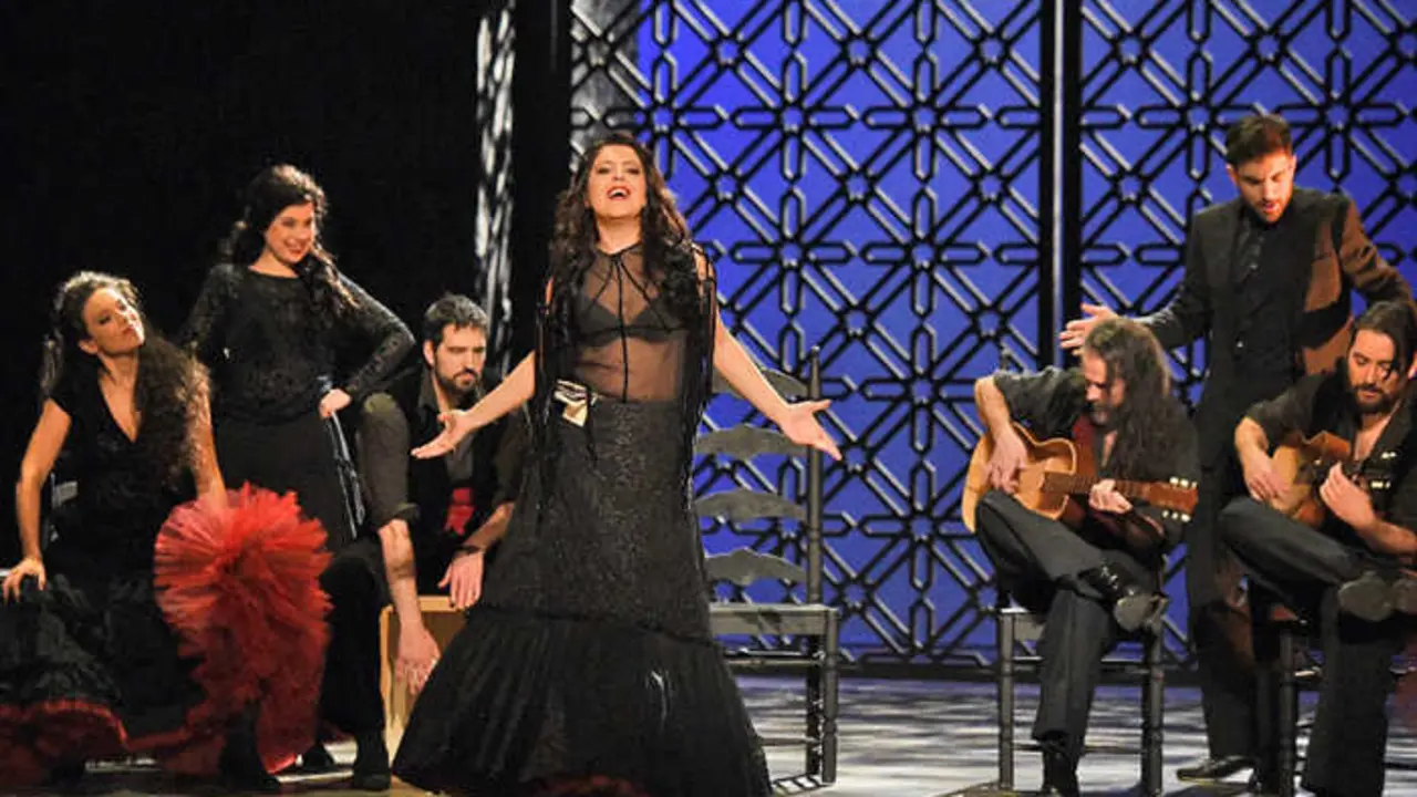 La soprano Varduhi Abrahamyan, durante el ensayo de la &oacute;pera &lsquo;Carmen&rsquo;. / x