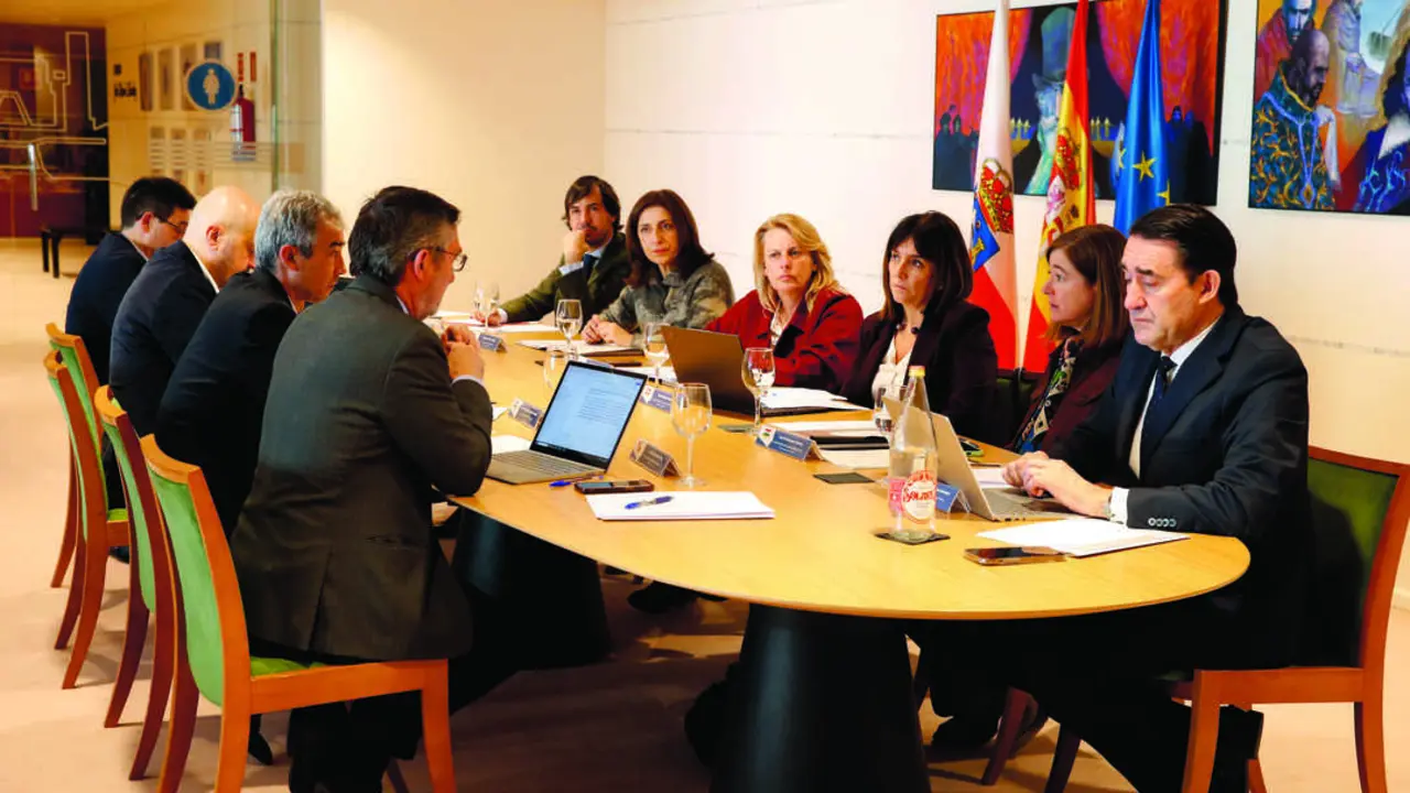 La consejera Susinos presidi&oacute; la reuni&oacute;n de trabajo junto a representantes de varias comunidades aut&oacute;nomas para fijar una posici&oacute;n com&uacute;n sobre la gesti&oacute;n del lobo. / lara revilla