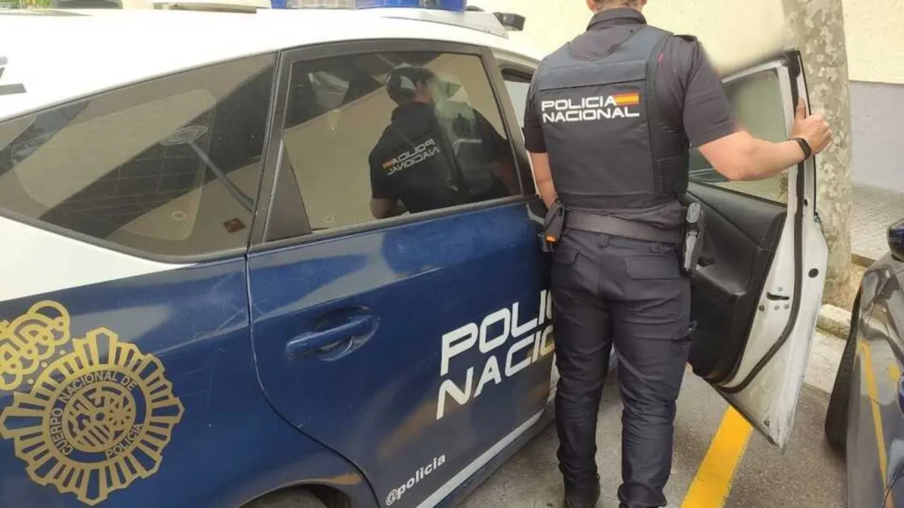 Un agente de la Polic&iacute;a Nacional, de espaldas. / EP