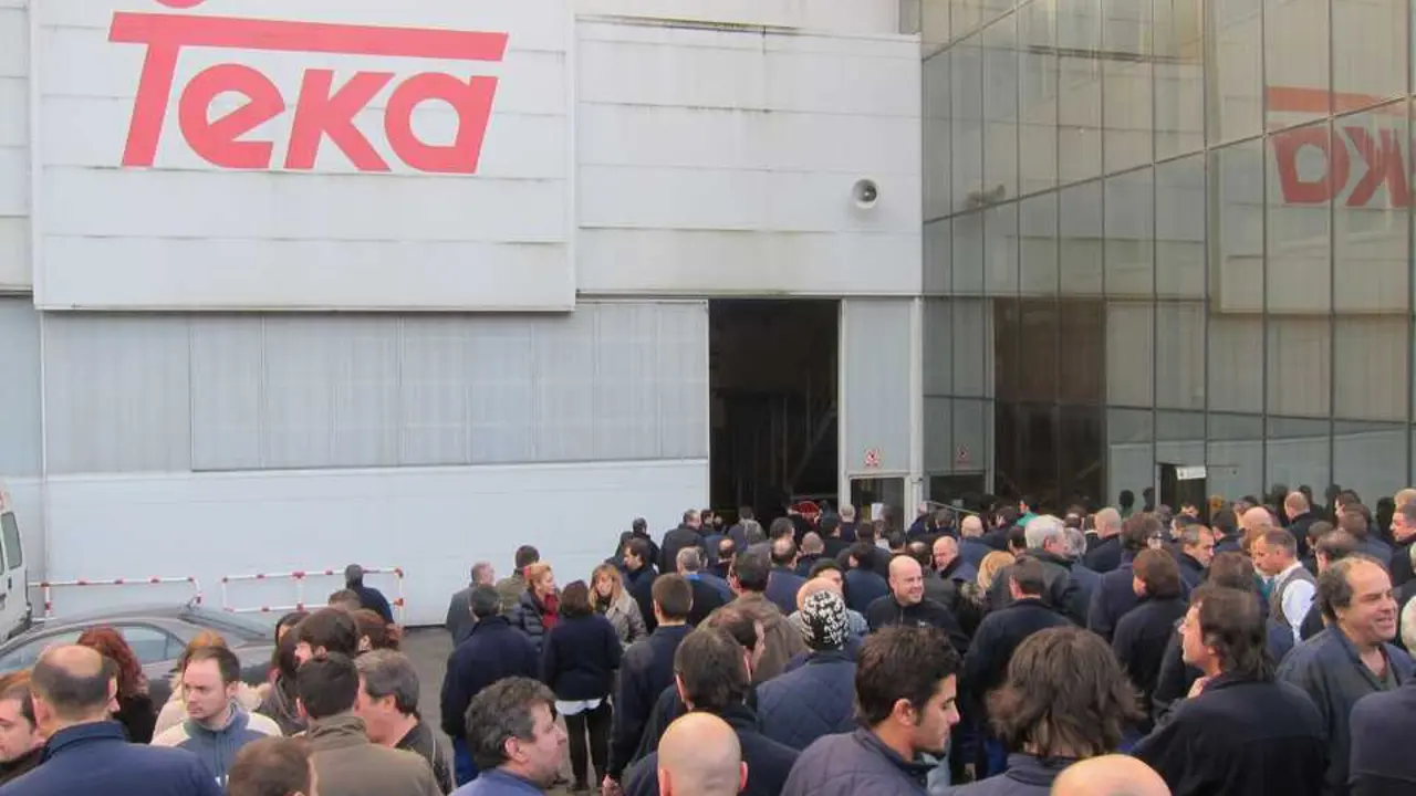 Comit&eacute; de empresa y trabajadores de TEKA. / EP