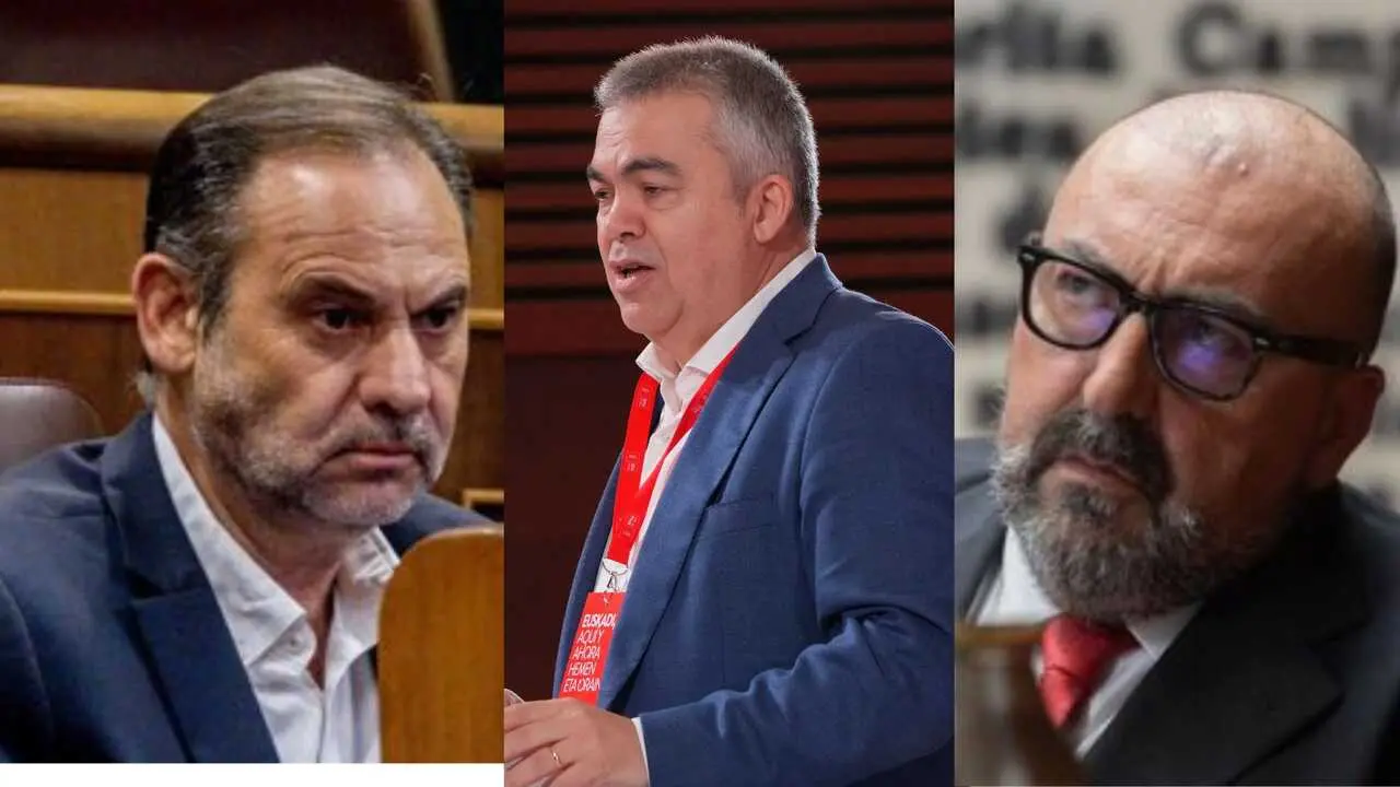 Jos&eacute; Luis &Aacute;balos, Santos Cerd&aacute;n y Koldo Garc&iacute;a. / EP