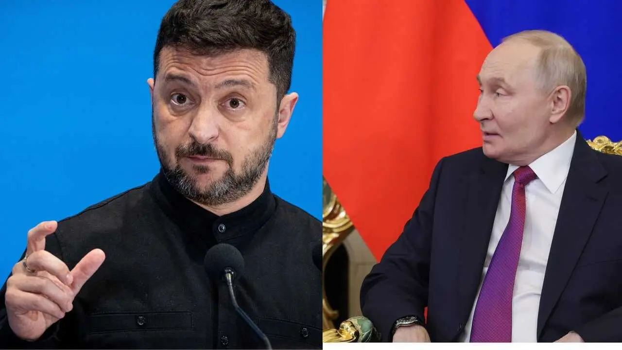 Volodymyr Zelensky y Vladimir Putin. / EP / A.E