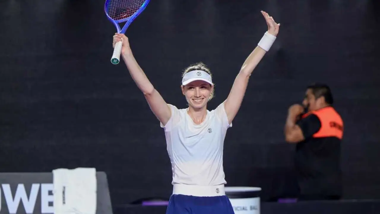 La tenista c&aacute;ntabra, Cristina Bucsa en el torneo de M&eacute;rida. / PRENSA CRISTINA BUCSA